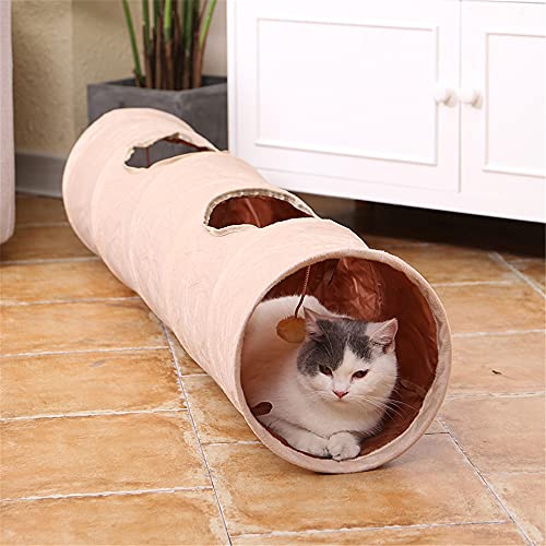 Primst Cat Tunnel, Large Indoor Outdoor Collapsible Pet Toy Crinkle Tunnel Tube with Storage Bag for Cat, Dog, Puppy, Kitty, Kitten, Rabbit - Image 3