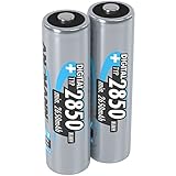 Langlebig & sicher: Die bereits vorgeladene Batterie AA ist schnellladefähig & gegen Tiefenentladung & Überladung geschützt / Auch bei mehrmaligen Teilaufladungen zeigt sich kein Memory-Effekt