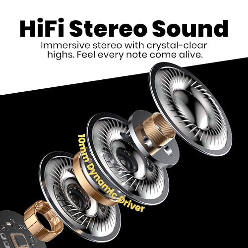 Image of in Ear Monitor Headphones, HiFi IEM Wired Earbuds, Deep Bass Sound Isolating Earphones with USB C to 3.5mm Adapter and Detachable 2 Pin Cable for Singer /Musicians /Drummers