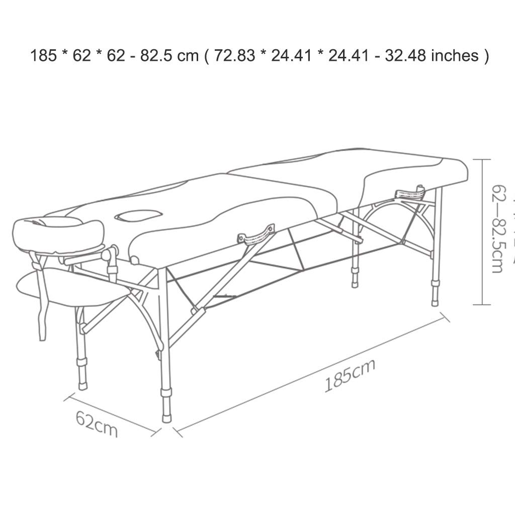 Lettini da Spa, lettini da Massaggio, Lettino da Massaggio Pieghevole, Lettino per Fisioterapia a Domicilio, Lettino per estetica Spa, Lettino per agopuntura, Terapista Mobile Portatile