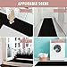 ZGR HOME&GARDEN Runner Rug 4 ft x 8 ft Carpet Runners, Indoor/Outdoor Hallway Kitchen Entryway Bedroom Area Rugs with Non-Slip Rubber Backing, Garage mat, Black, Custom