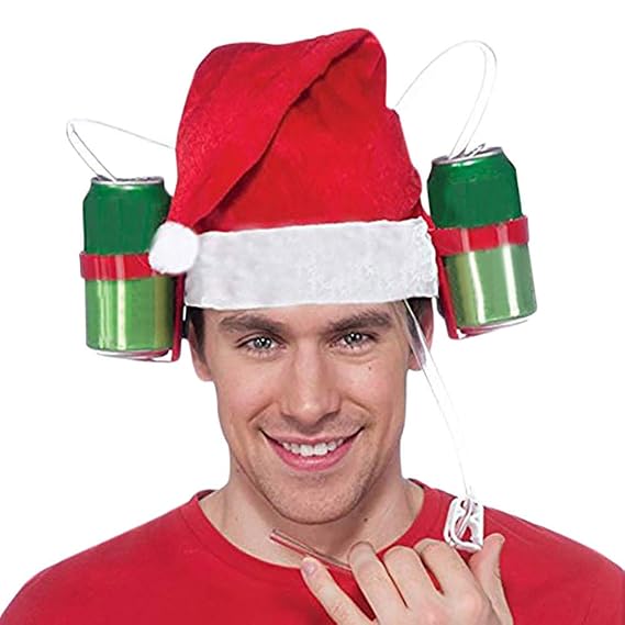 Creative Chrismas Hat Drink Cola Cap 