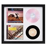 Excellent cadeau : un cadeau idéal pour la famille et les amis, ce beau cadre affiche les collections de CD d'une manière significative, parfait pour toutes les occasions.