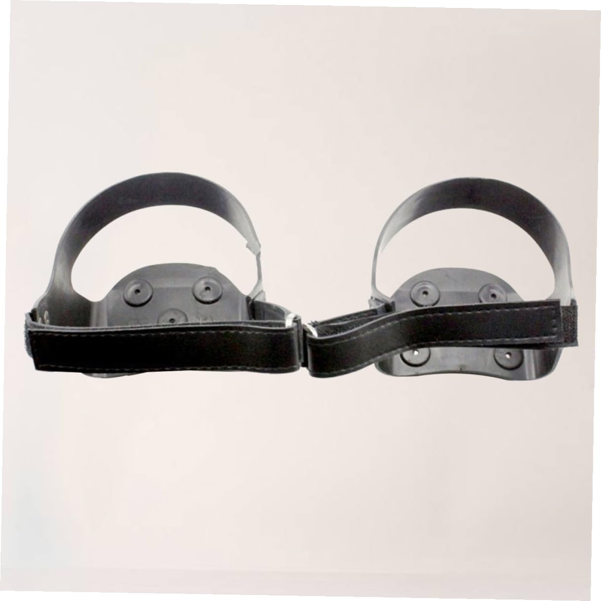 Crampons per Scarpe da Montagna 4 Denti -38 in Silicone Nero | 1 Paia, Design Striscia Riflettente, per Alpinismo e Arrampicata, Struttura Heavy Duty Leggera e Robusta Stile Casuale