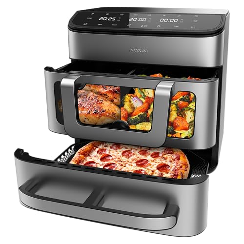 Friteuse À Air CECOTEC Cecofry FoodCourt 18000 – 18L, 2700W, Double Zone, Pierre à Pizza - vue 4