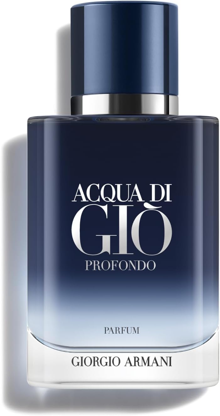 Acqua di Giò Profondo – Parfum – Cologne for Men – Fougère Aromatic & Ambery Men’s Fragrance – Bergamot, Everlasting essence, Cistus & Patchouli Notes