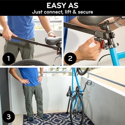 Support de sol vertical pour vélo BIKE NOOK pour ranger sans percer de trou