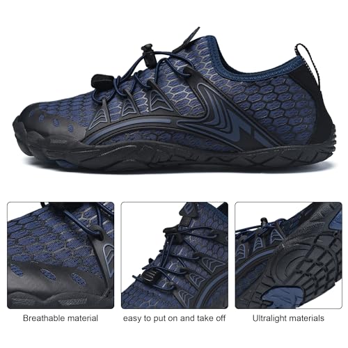 Image of Water Shoes Womens Mens, Barefoot Quick-Dry Aqua Shoes for Outdoor Swimming, Running, Training, Surfing, Hiking and Kayaking