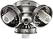Quorum-Three Light Antique Silver Fan Light Kit-2303-9092