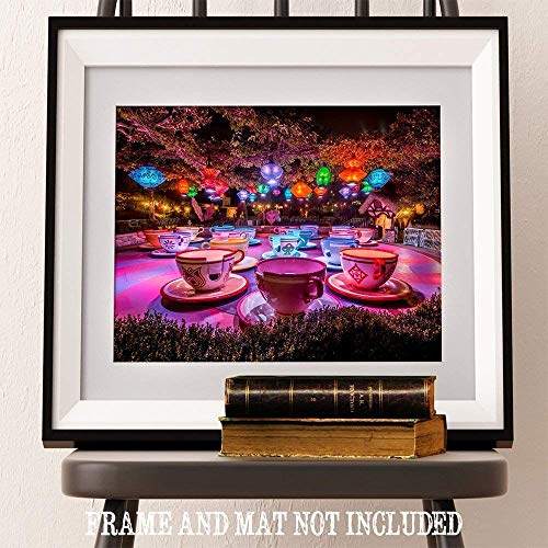 Disneyland Mad Hatter's Tea Party - 11X14 Unframed Art Print - Great Gift Under $15 For Disney Lovers #TOP2