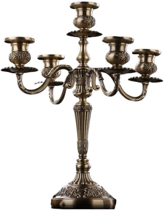 Candleholders Retro Zinc Alloy Candlestick Home Decoration Wedding Candles Dinner Candle Holder