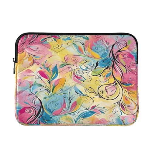 Funda para portátil 13-14 pulgadas impermeable con diseño abstracto