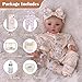 BABESIDE Lifelike Reborn Baby Dolls - 17-inch Cute Realistic Baby Doll Newborn Soft Cuddly Real Life Baby Dolls with Accessories for Kids Age 3+