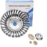 8-Inch Unbreakable Steel Wire Brush Cutter Trimmer...