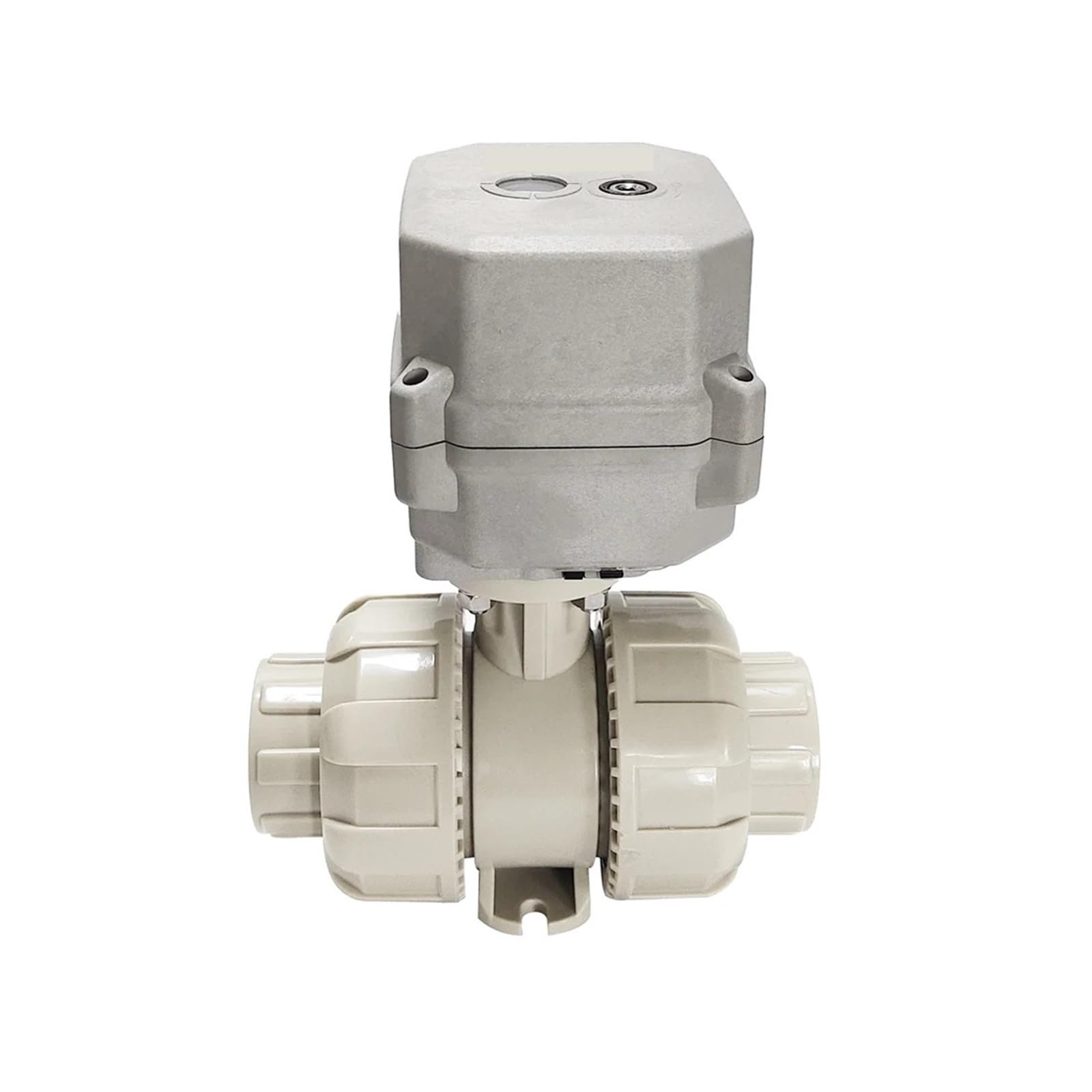 Zmotoryzowany zawór kulowy DN20 DC24V, automatyczny zawór wodny z ręcznym sterowaniem do hydrauliki (NPT, DC24V_CR301)