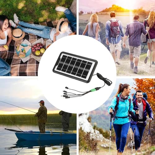 Panel solar portátil de carga de campamento para evitar baterías agotadas en tu celular 5