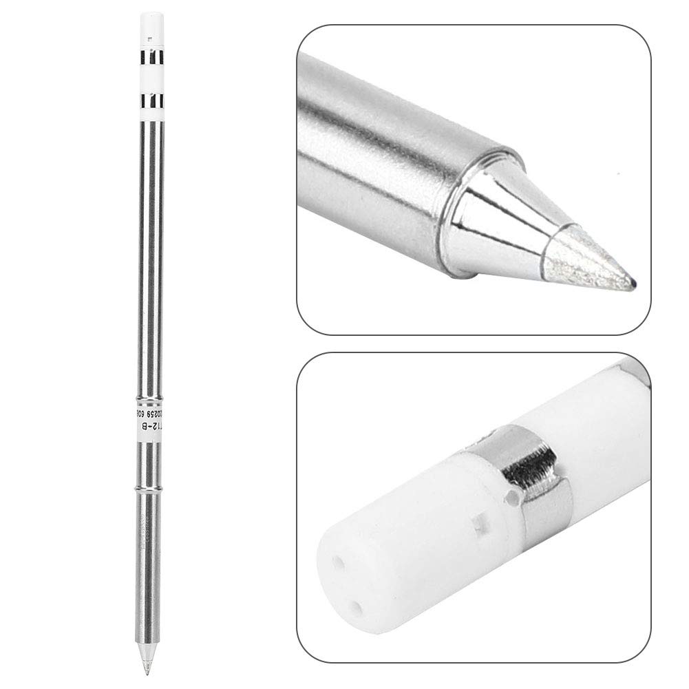 Soldering Tip T12B Soldering Tips Replaceable Iron Tool Solder Tips for Soldering Station High Temperature Welding Accessories