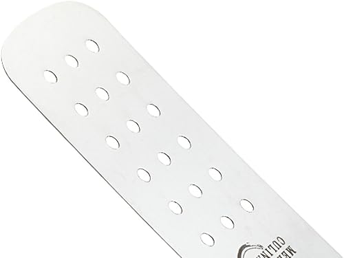 Miniatura 2 de Mercer Culinary Praxis - Espátula perforada con mango de palisandro, 8 x 3 pulgadas