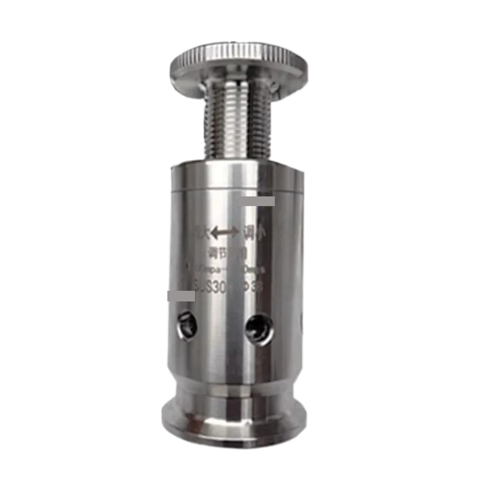 Gegnwvek One Color 1.5" 2" Tri Clamp 0.3-4 Bar Adjustable Pressure Relief Safety Valve Sanitary Sus 304 Stainless Steel Beer Brewing Fermenter Keg(K64mm)