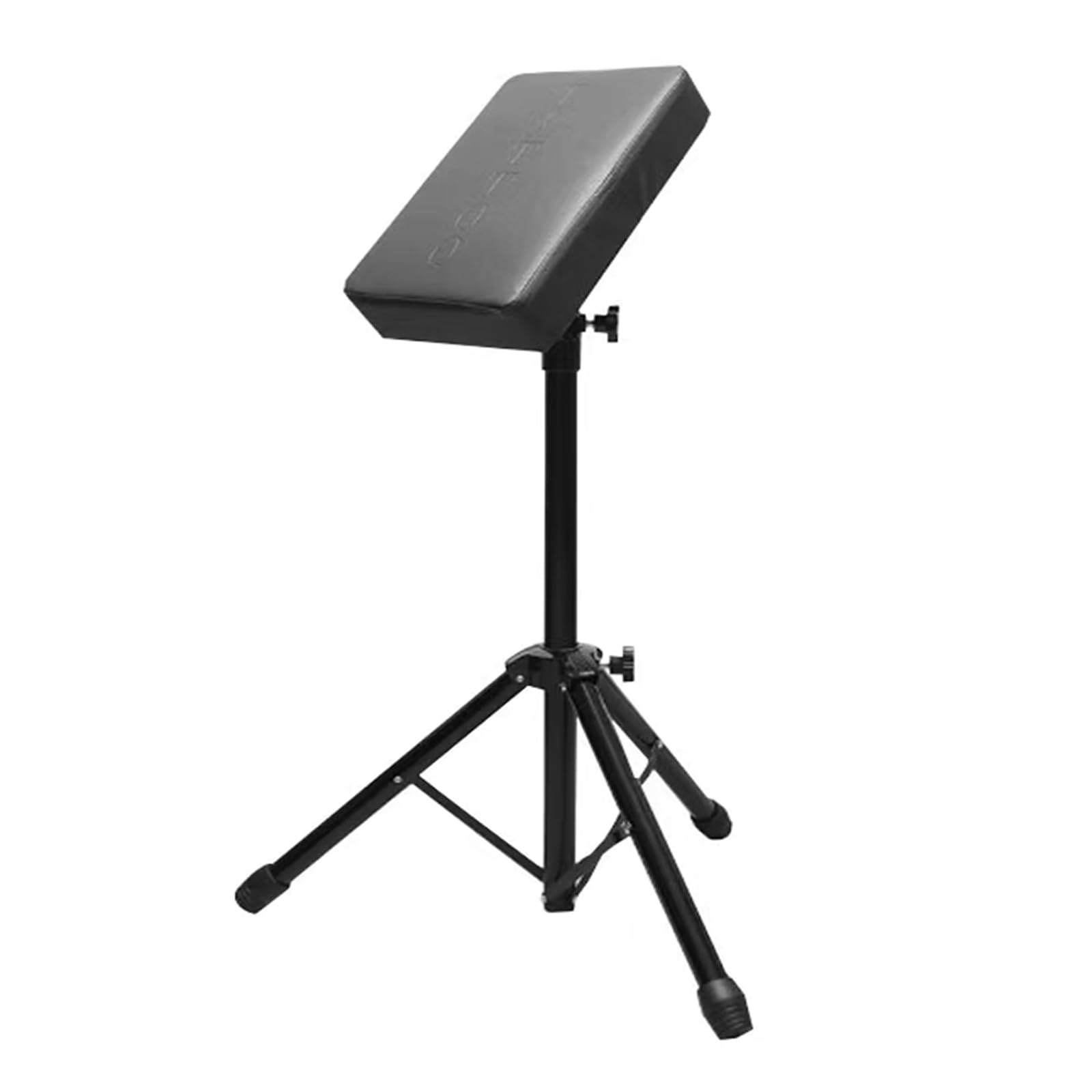 Accoudoir de tatouage avec plateau - Repose-bras pliable réglable en hauteur et en inclinaison - En cuir noir - Pour studio de tatouage
