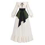 Renaissance Dress Medieval Costume Victorian Dresses Women Peasant Gothic Fairy Witch Wedding Dress