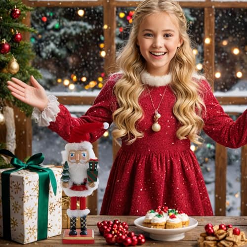 Casse-noisette de Noël traditionnel en bois à offrir pour les fêtes