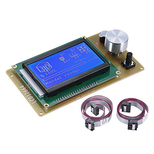 Anet LCD Graphic Smart Display Control Board mit Adapter und Kabel für A6 /A8PLUS /E12 /E16 Grafik Smart Display 3D Drucker Controller Kit (A6 /A8PLUS /E12 /E1612864 LCD) Cover