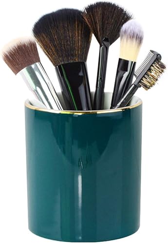 Soporte de cerámica para lápices, organizador de escritorio, soporte para brochas de maquillaje, regalo ideal para oficina, escuela, suministros