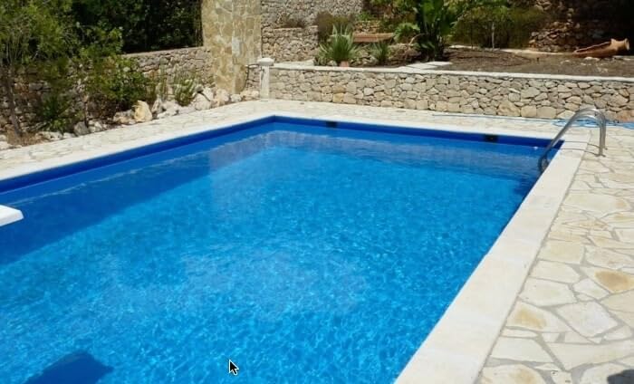 Generico PAINT POOL - VERNICE IMPERMEABILIZZANTE PER PISCINE (Blu marino-Ral 5015, 20KG)