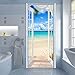 MISSSIXTY Door Sticker, 3D Door Wall Mural Wallpaper Stickers Vinyl Removable Decals for Home Decoration 30.3