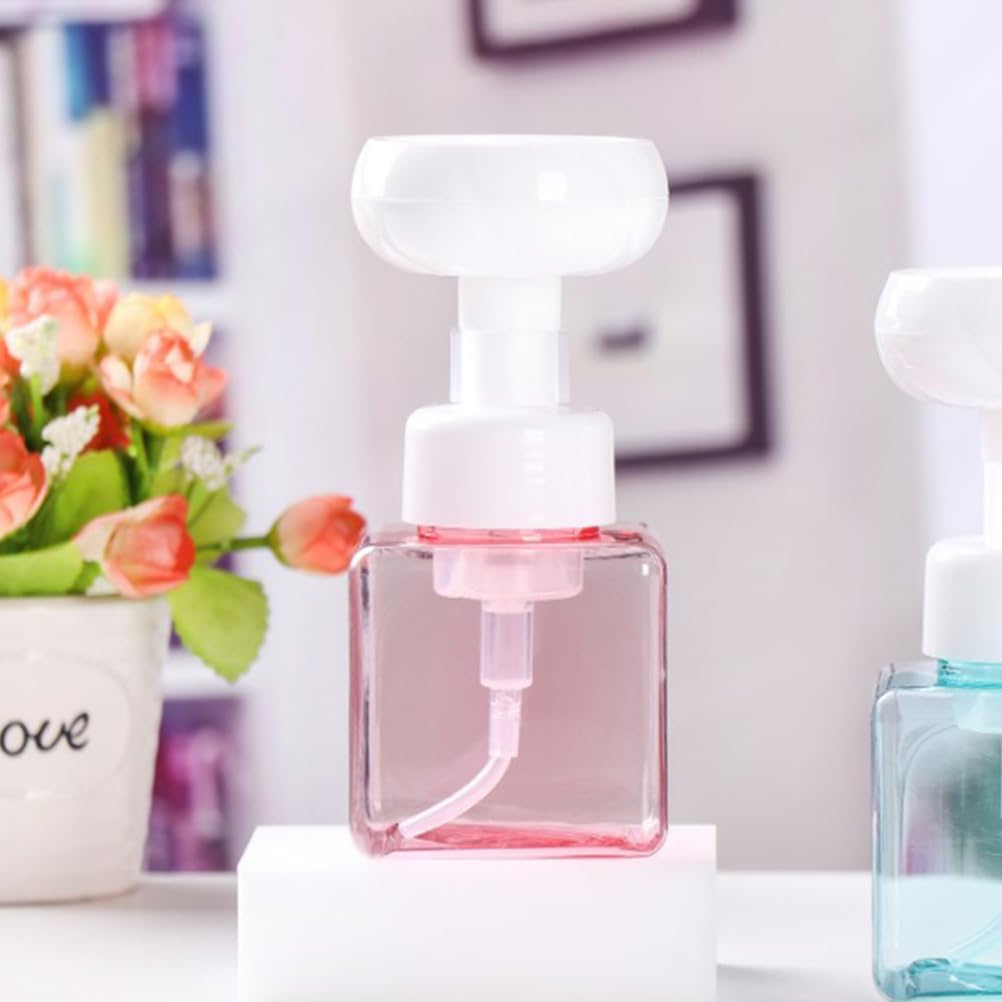 2Pcs Flower Foaming Soap Dispenser Flower Foam Dispenser Pump Bottle Refillable Pump Bottles for Bathroom Liquid, Shampoo, 250Ml - Image 8