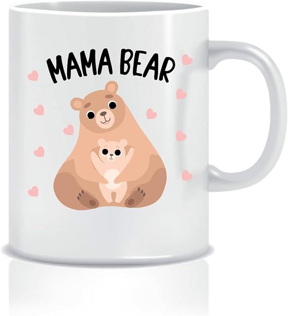 Mummy Mug | Mama Bear New Presents for Mum | Novelty Mugs Women from Daughter | Christmas Mug Funny Present Mothers Day | Best mom Mother Birthday | Step Moms mam CMUG59