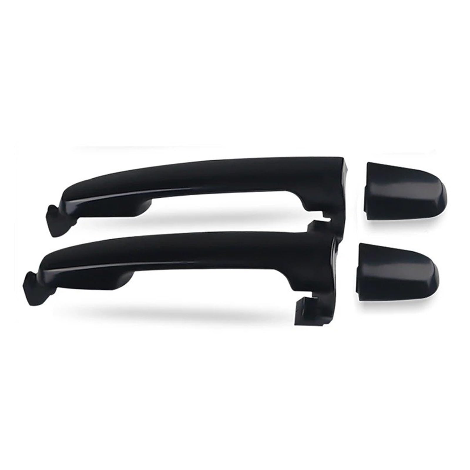 Nokrgqw 2Pcs Rear Left Handle Passenger Front Rear Left Right Outside Door Handle For Toyota For Corolla For Matrix For Rav4 For Yaris For Solara For Highlander For Camry(2Pcs Rear)