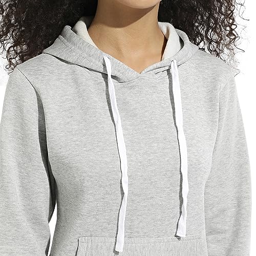 Image of PINACOLADA Women's Pullover Hoodie with Kangaroo Pockets for Casual Wear | Hooded Neck | Long Sleeve | Drawstring Closure | Cotton Sweatshirt Crafted with Comfort Fit for Everyday Wear