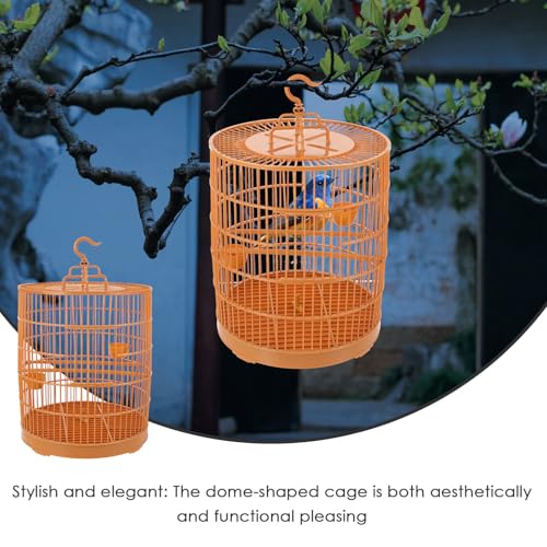 Volière ronde suspendue pour sublimer votre salon et accueillir vos oiseaux - 4
