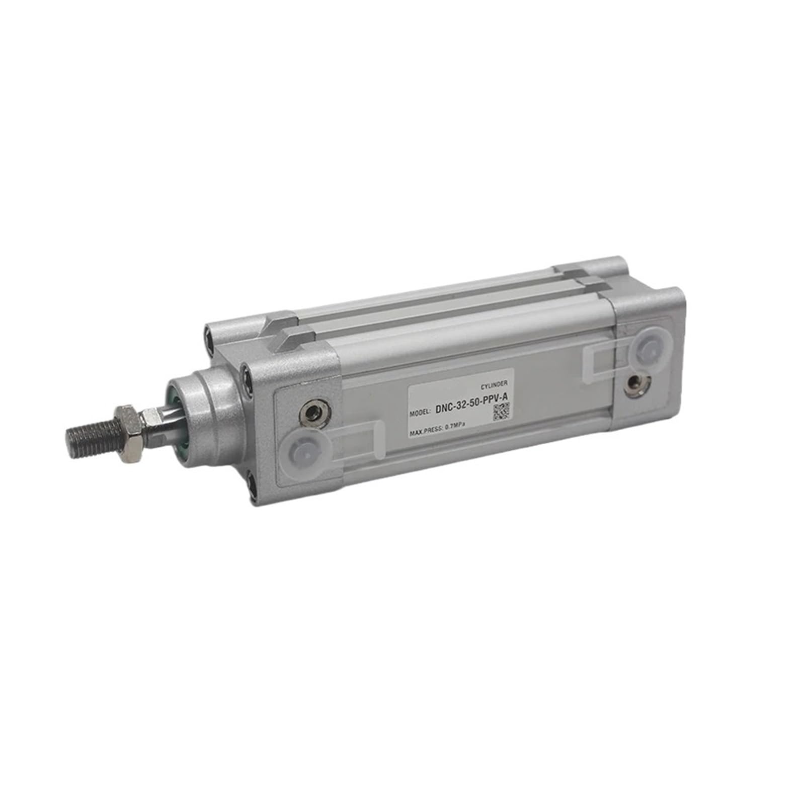 Vérin pneumatique standard à amortissement PPV-A réglable pour machines