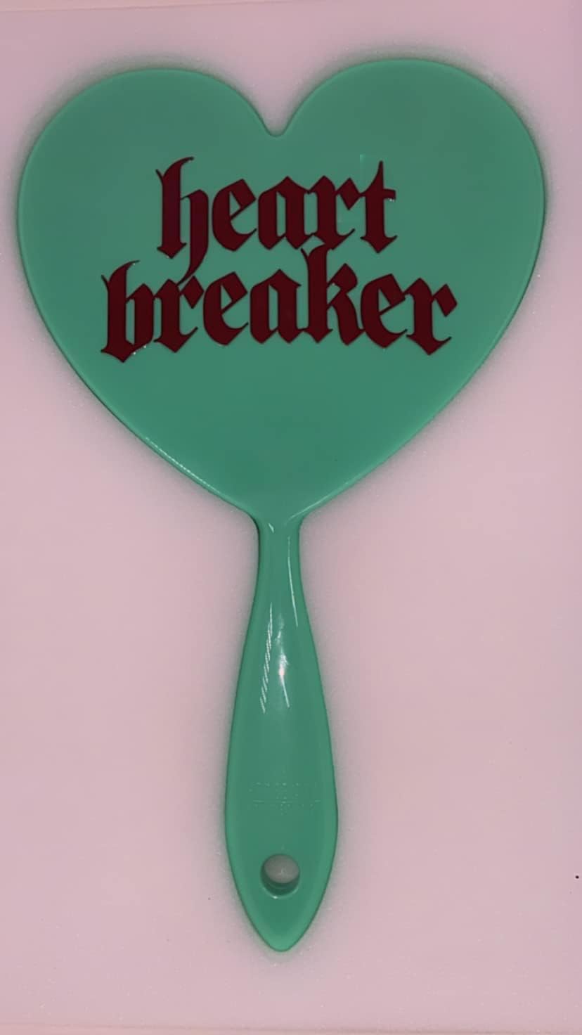 Jeffree Star Cosmetics Limited Edition Heartbreaker Hand Held Mirror - Mint, Pink