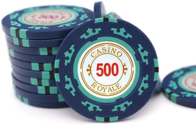 Set de fichas de poker Casino Royale, 500 piezas miniatura 8