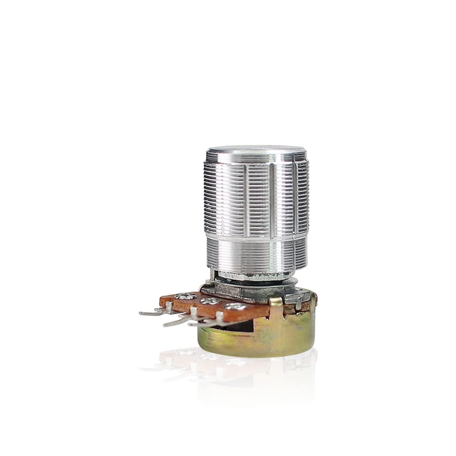 Codificador de interruptor 5 unids/lote potenciómetro de película de carbono WH148 15mm, con Kit de tapa de perillas de interruptor giratorio B1K 2K 5K 10K 20K 50K 100K 250K 500K 1M (Size : Black - B