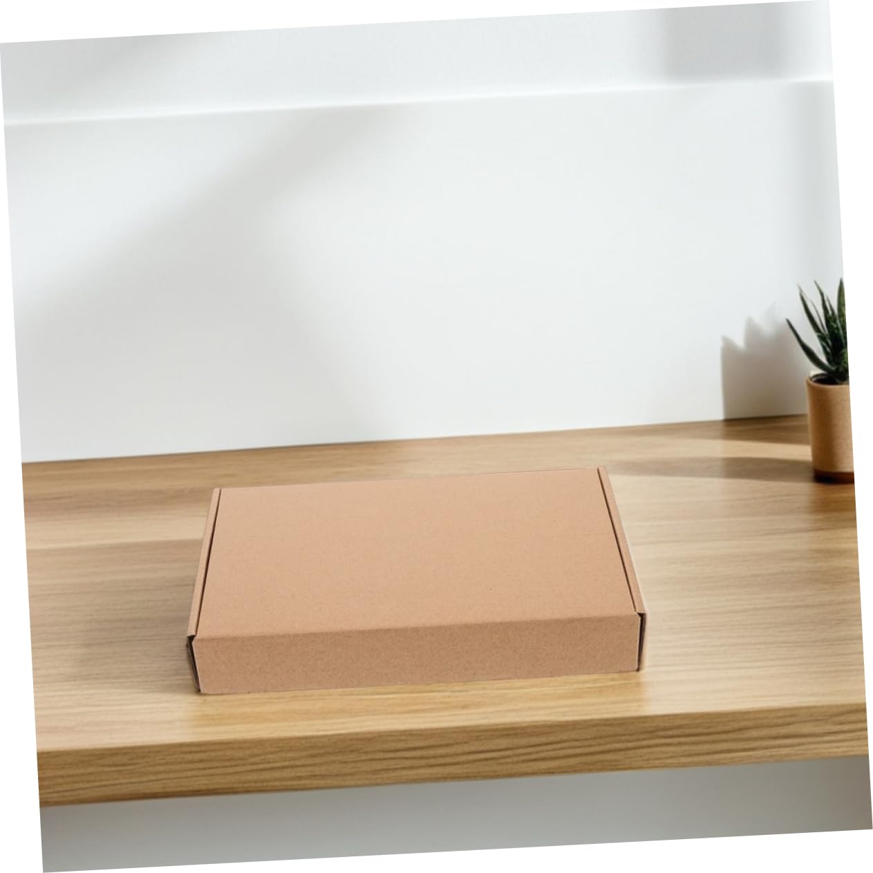 Caja de Cartón para Embalaje 20 Piezas de Papel, Caja de Envío | Interior Amplio y Uso Versátil, para Equipaje de Avión y Empaquetado, Formato Cuadrado