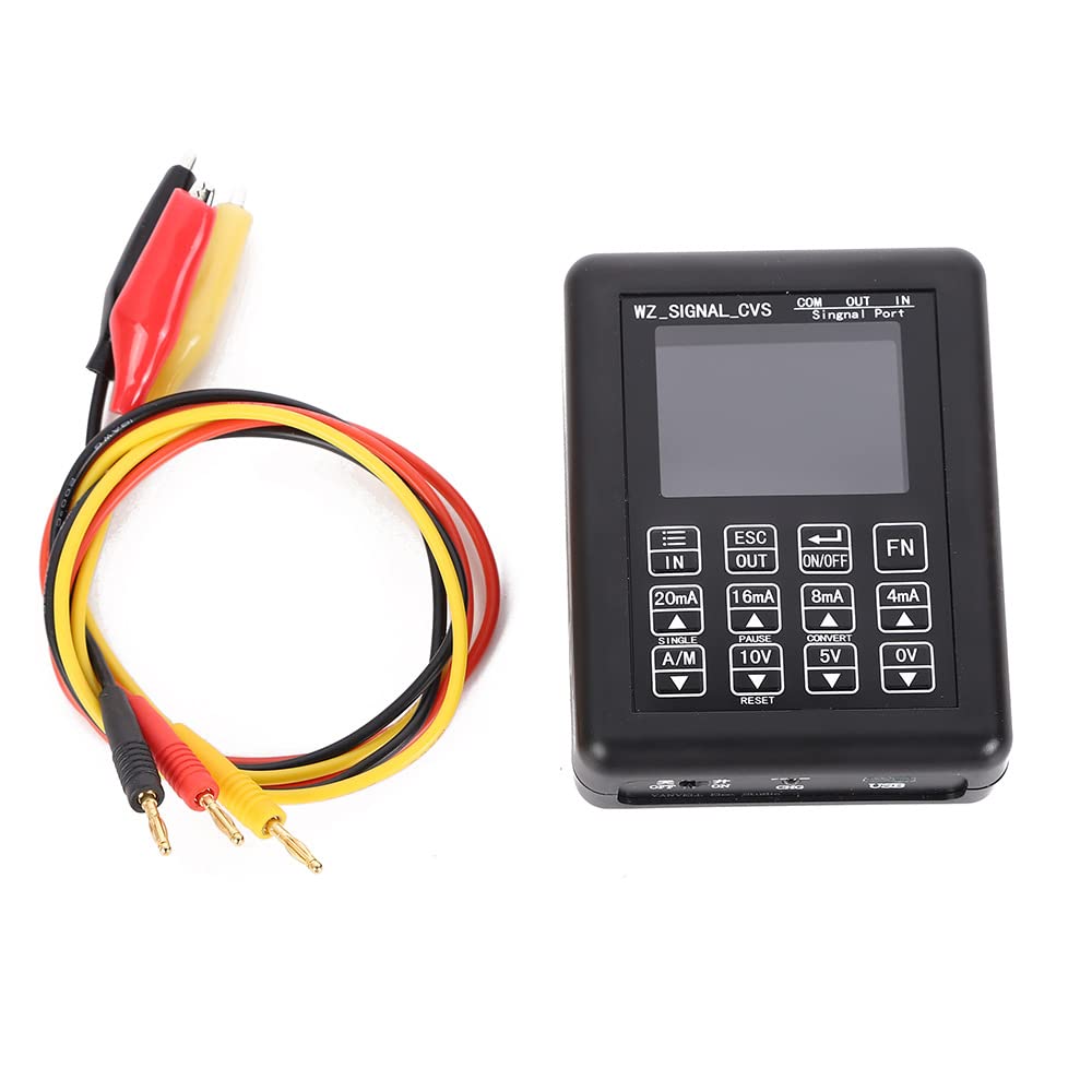 Toplionace Generador de Señal de 4-20mA 0-10V, Calibrador de Señal de Control de Proceso de Precisión Simulador de Fuente de Corriente Constante