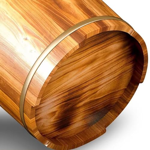 Balde de madera con masaje para pies 30x33 cm miniatura 3