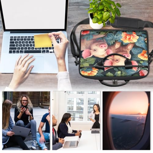 Bolso para portátil de 15 pulgadas con diseño animal miniatura 6