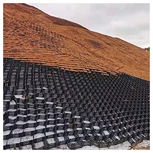 Kiesgitter Kiesmatten Bodenwabe Geogitter Zur Bodenstabilisierung 5 cm Hoch Durchlässige Geozelle, 5/6/7/8/9/10 M Länge Skalierbar Bodengitter Zum Garten Weg, Gehweg, Parkplätze Cover