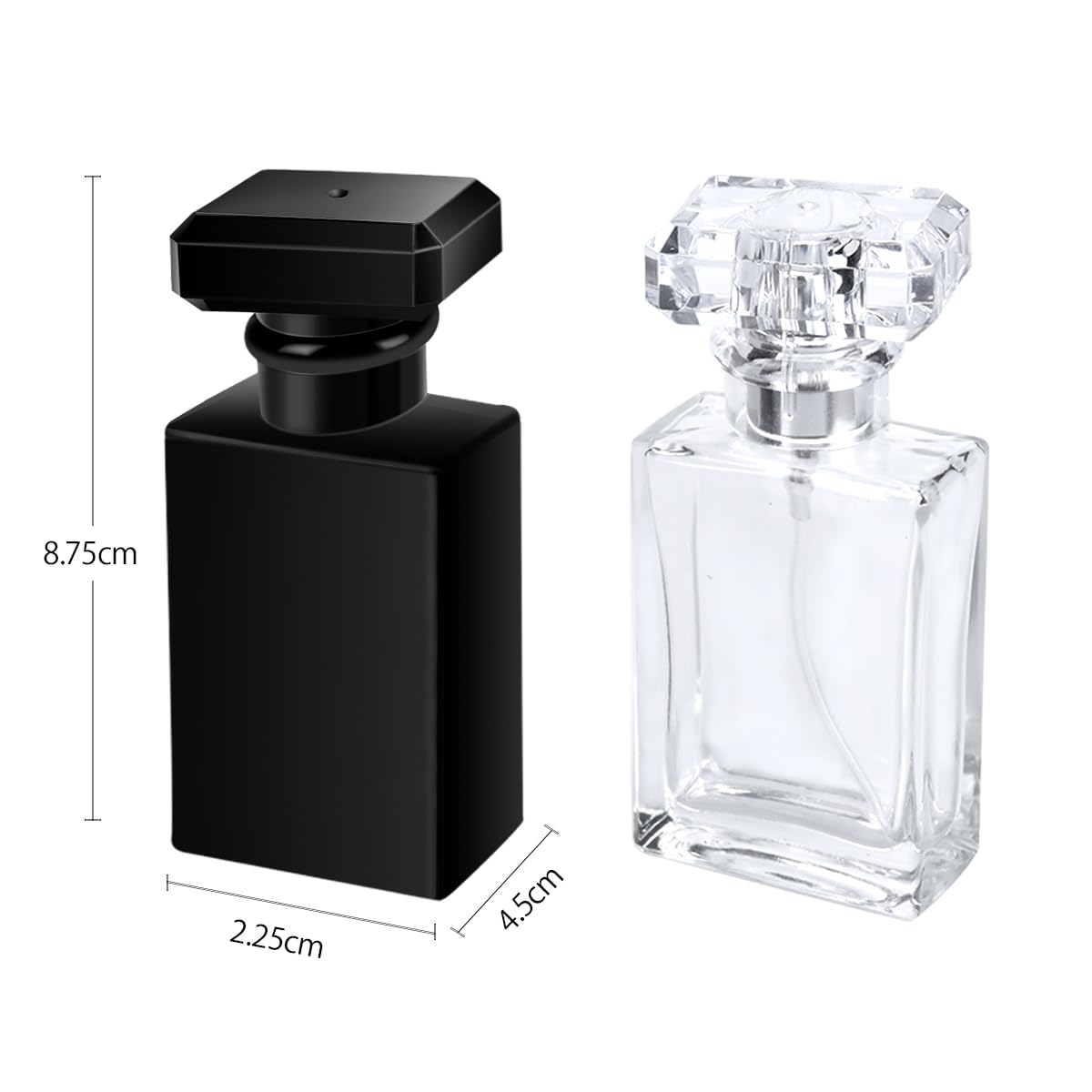 Amazon.co.jp: 詰め替え用 ガラス製香水ボトル 6個セット 30ml