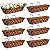 Ferraycle Window Deck Railing Planters Boxes with Coconut Liner, Window Boxes Planters Flower Boxes Metal Black Balcony Planters Railing Hanging for Outdoor Fence Porch Patio Lawn