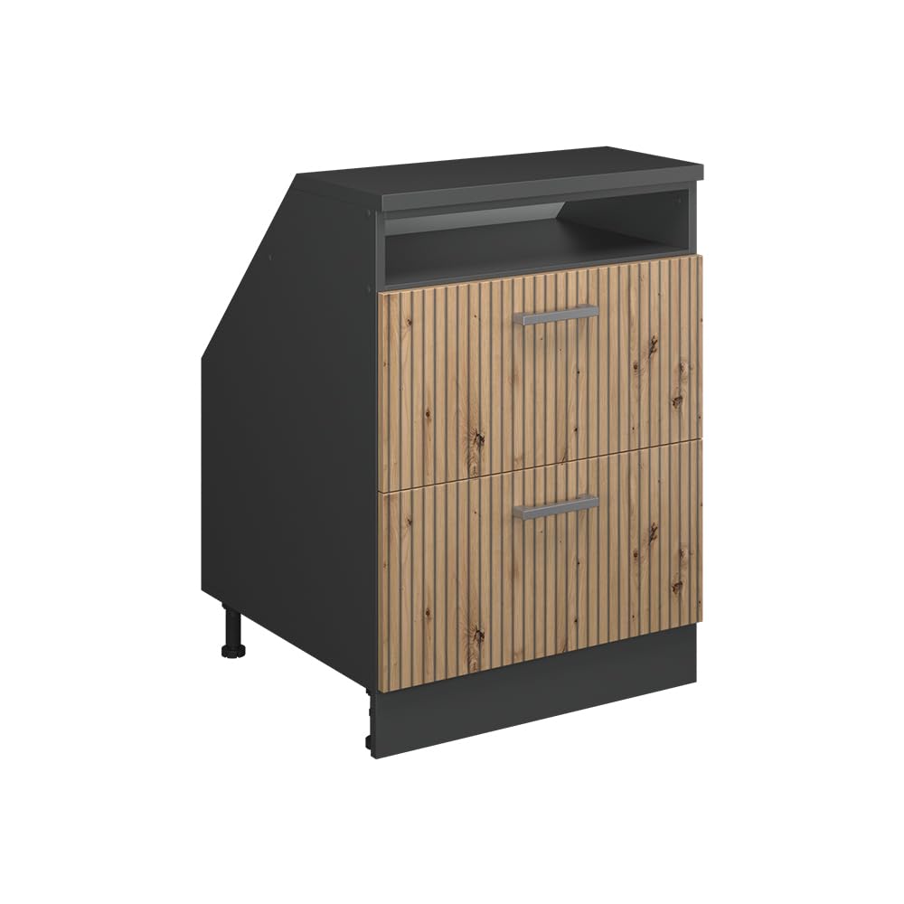Vicco Kitchen sloped ceiling cabinet Raul, Artisan oak, 60 cm