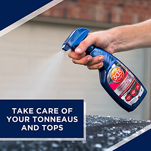 303-Products-30571CSR-Tonneau-Cover-and-Convertible-Top-Cleaner-Vinyl-and-Fabric-Top-Cleaner-Ultimate-Cleaning-Power-Helps-Remove-Tough-Stains-Rinses-Residue-Free-16-fl-oz-Packaging-May-Vary