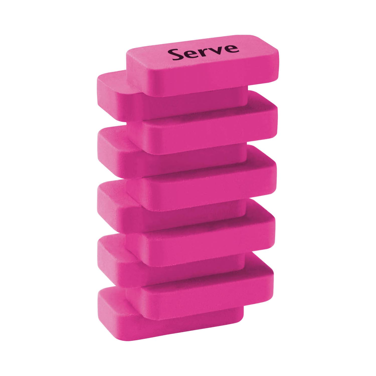 Serve Steps Silgi Fosforlu Pembe Tekli Pet