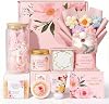 Regalos para Mujer, 9 piezas Feliz Cumpleaños Regalos para Mujer, Ideas de Navidad Cestas de Regalo Día de las Madres Set de Cuidado Personal Único con Rosa Regalo de San Valentín para Ella Mamá Hermana Esposa Amiga Maestra 2